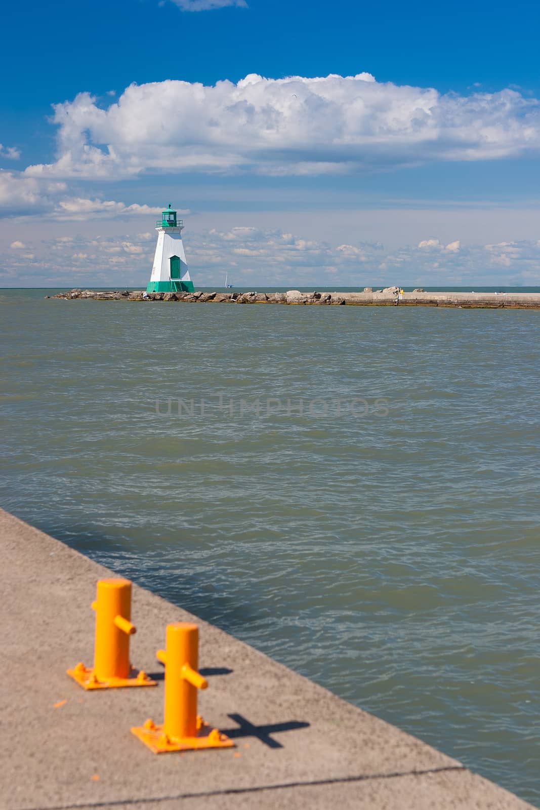The historic lighthouse and pier in Port Dalhousie by CaptureLight