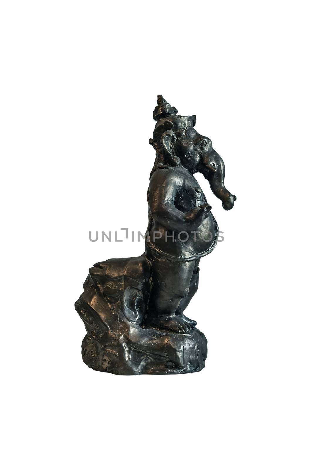 Hindu God Ganesha Handmade Sculpture. by koson