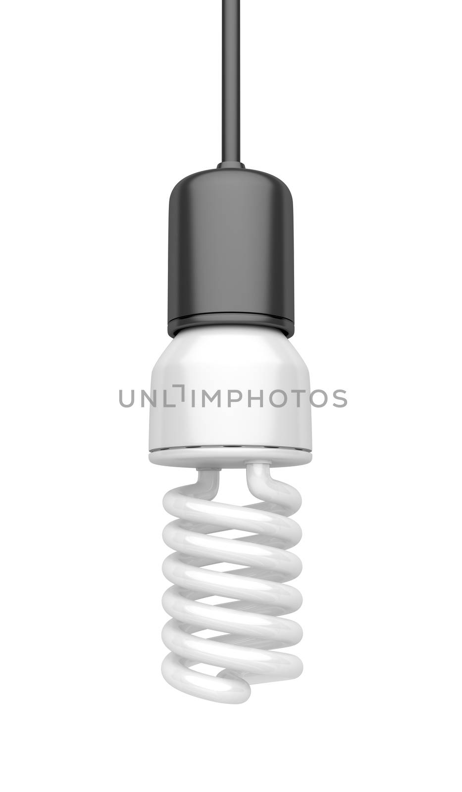 Light bulb isolated on white background 