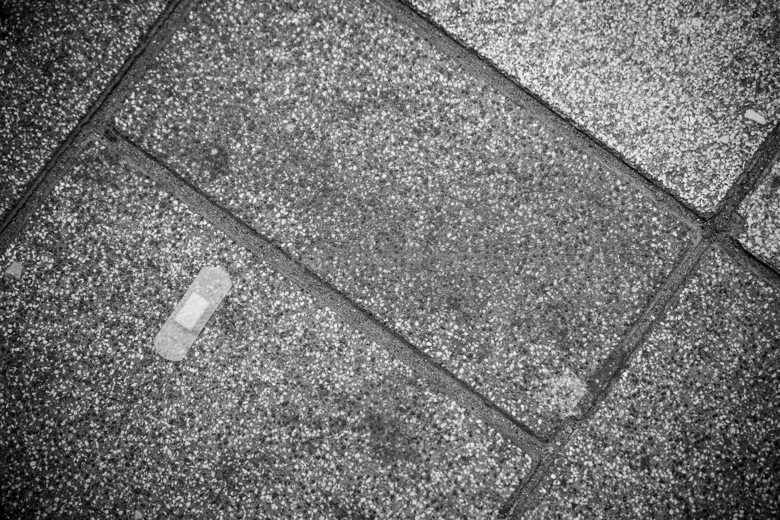 Band-Aid on Pavement by evdayan