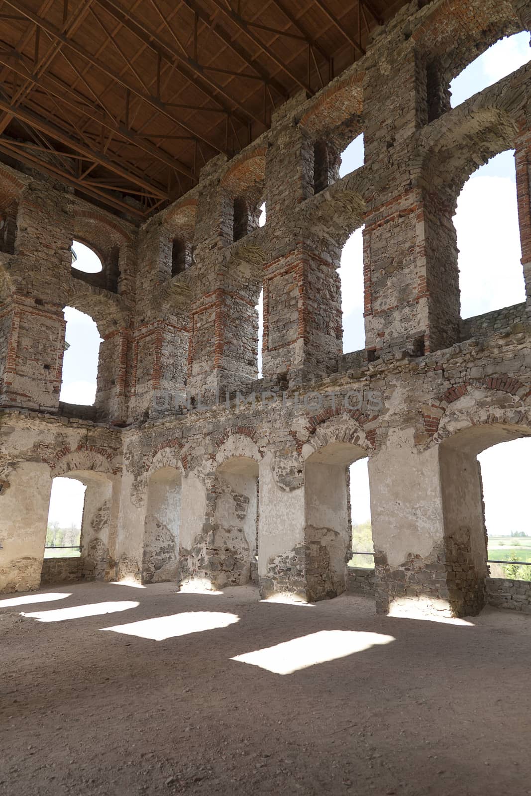 The ruins of a 17th century giant castle, Krzyztopor, Poland