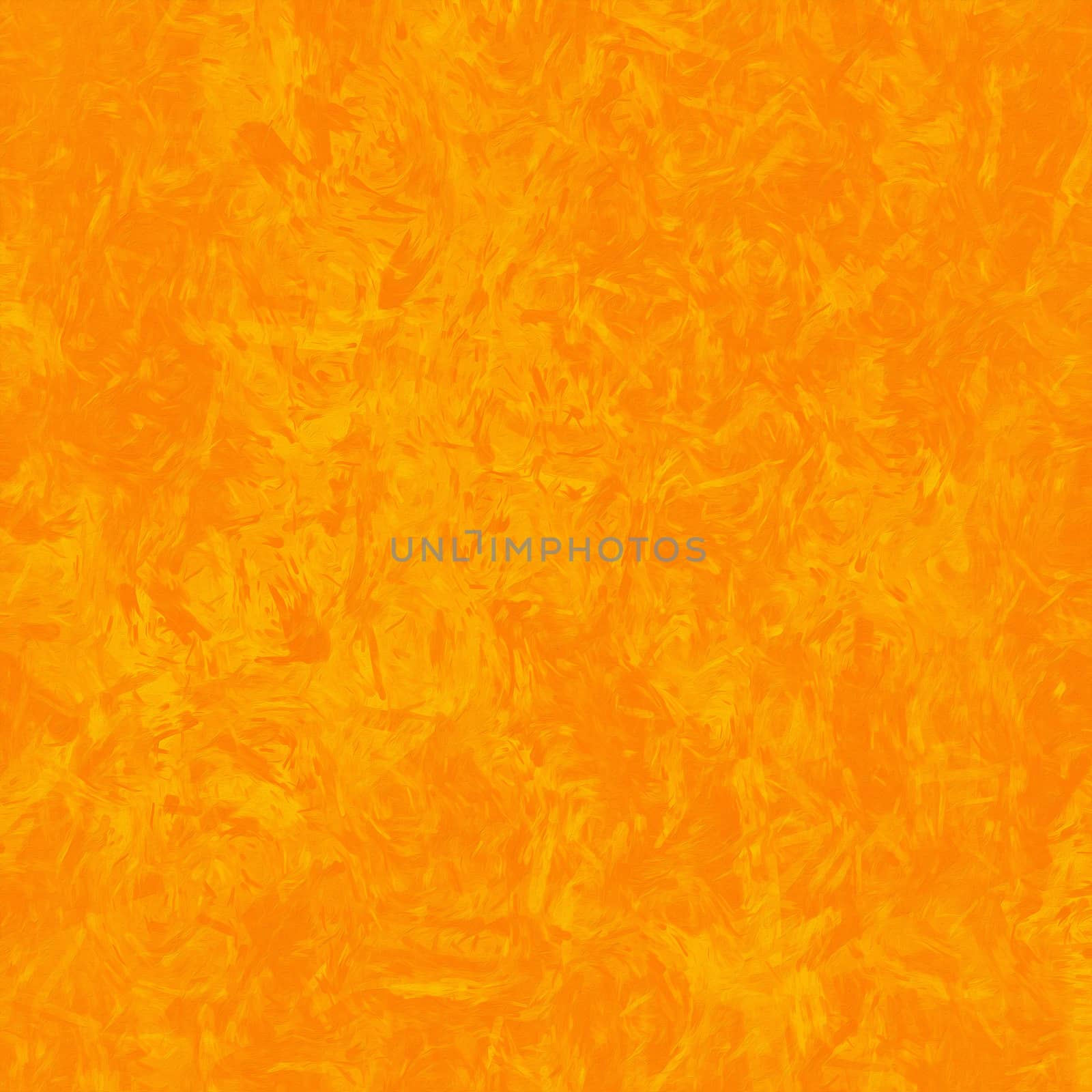 2D illustration of a orange brush strokes background
