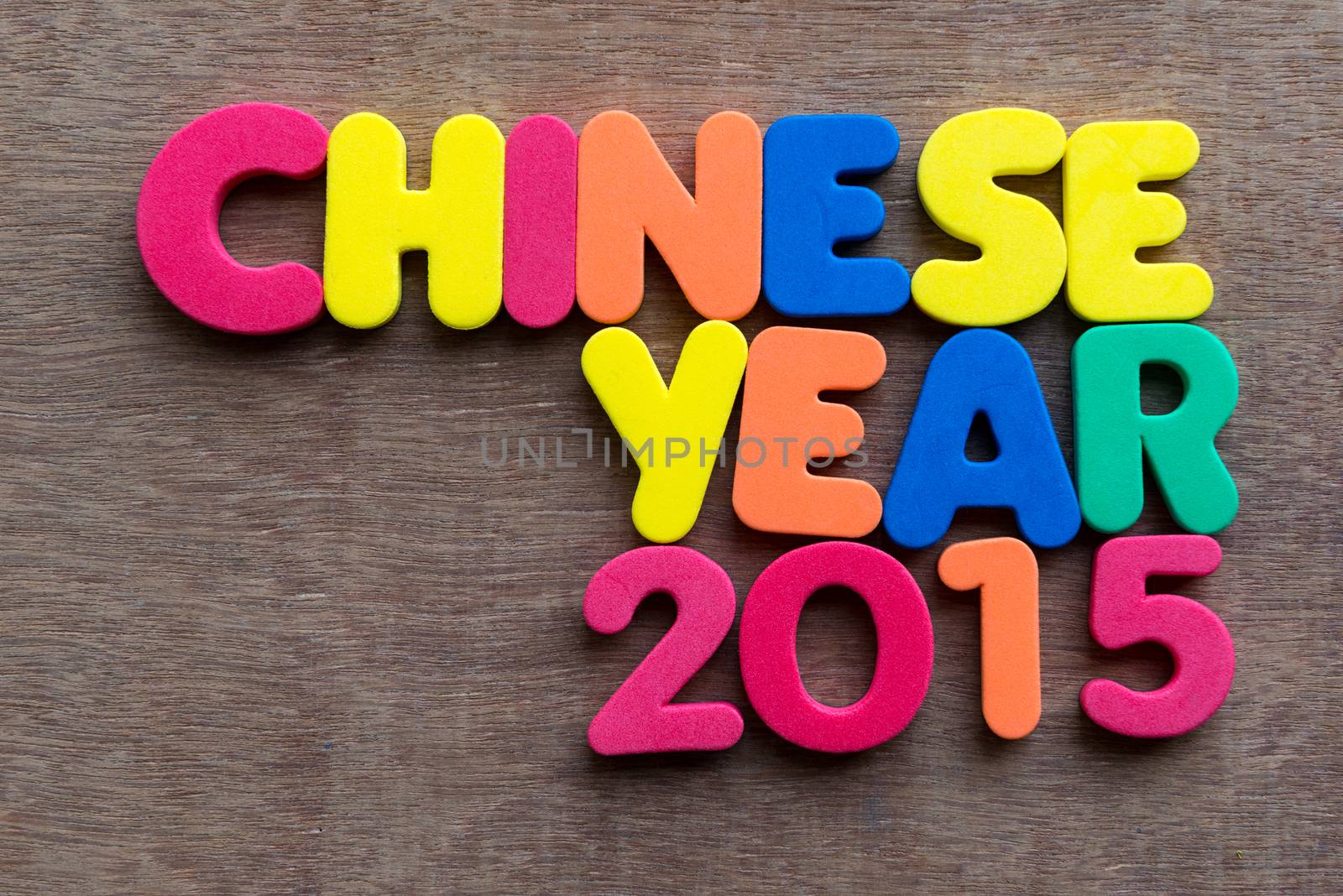 chinese new year words in wood background by sohel.parvez@hotmail.com