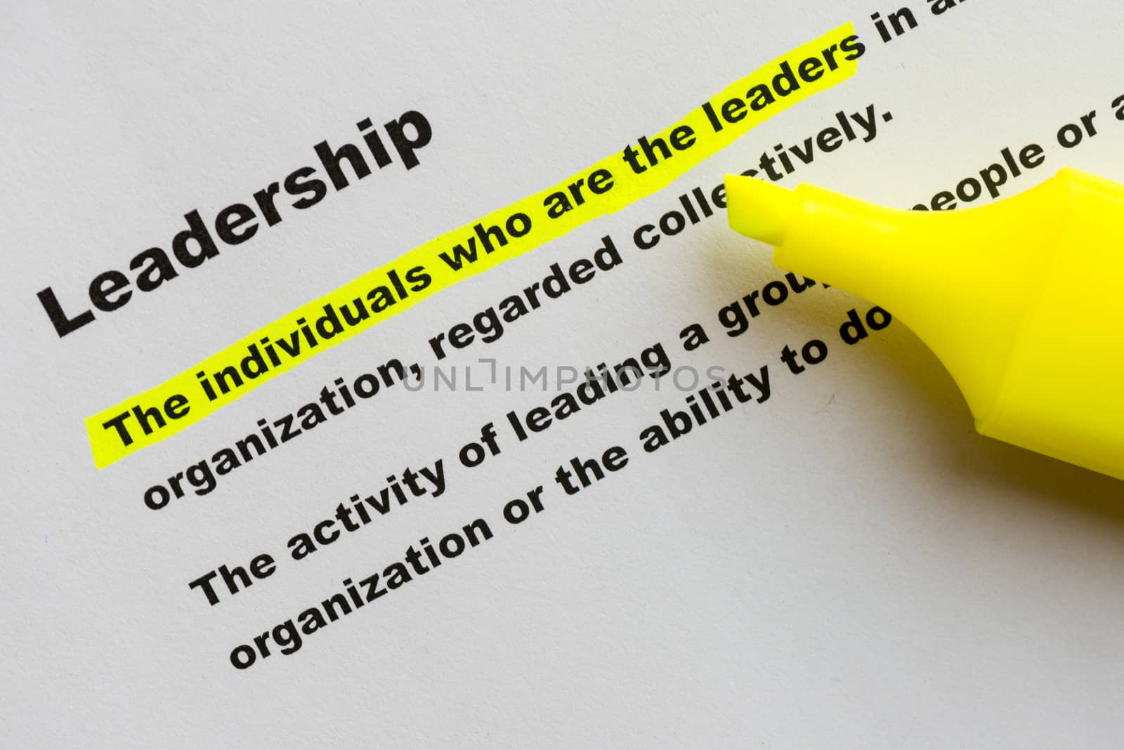 Definition of the word Leadership by sohel.parvez@hotmail.com