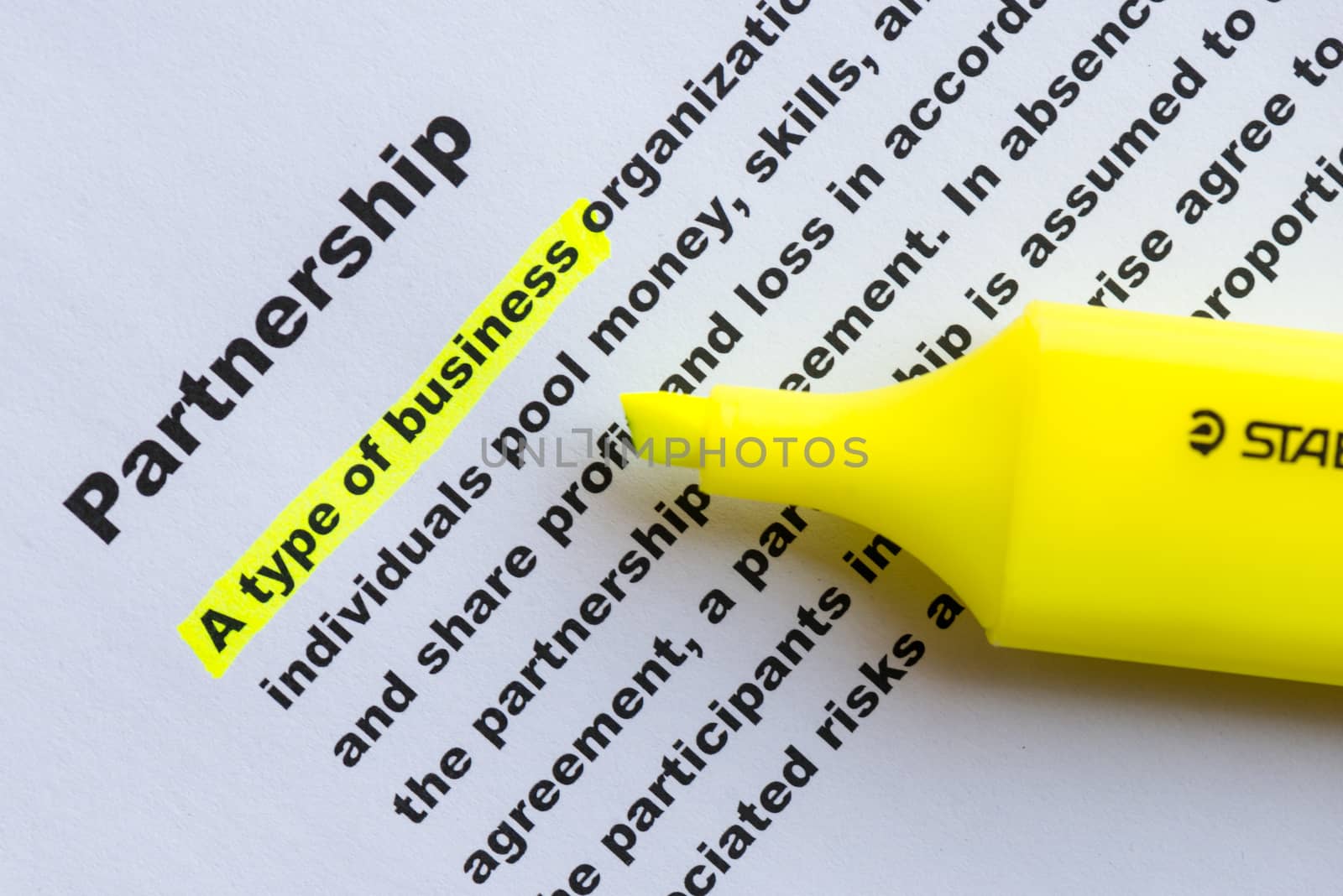 partnership word