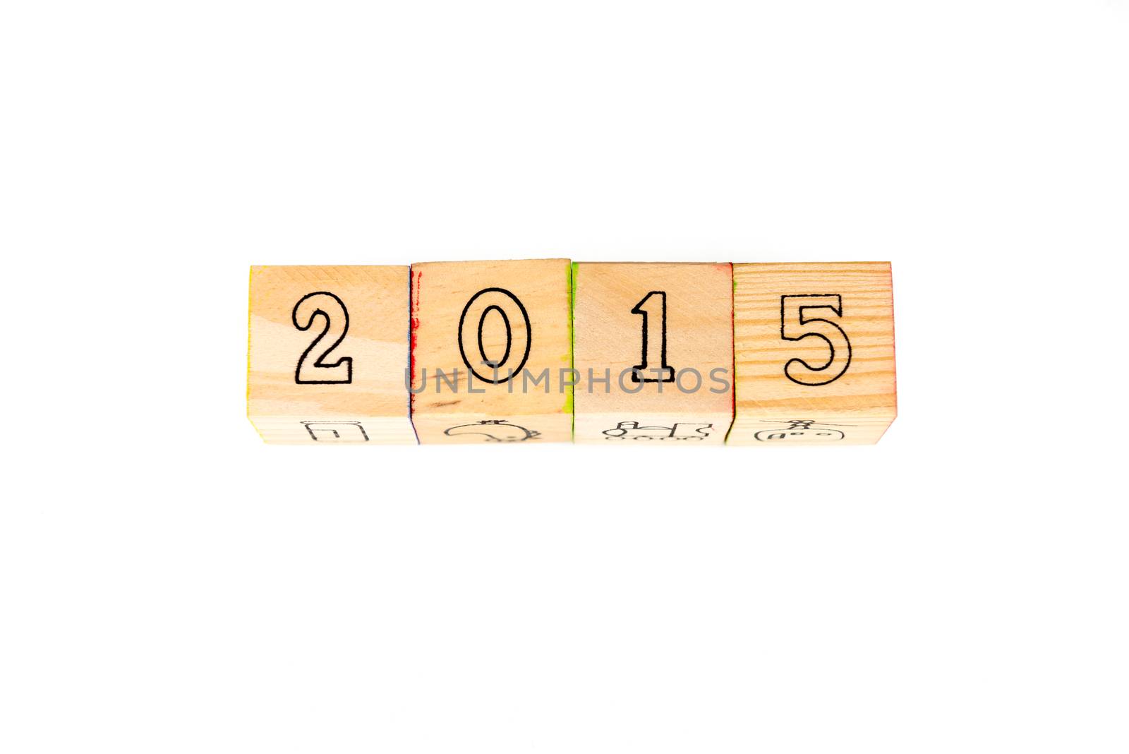 Year 2015 - sign for the new years date / calendar