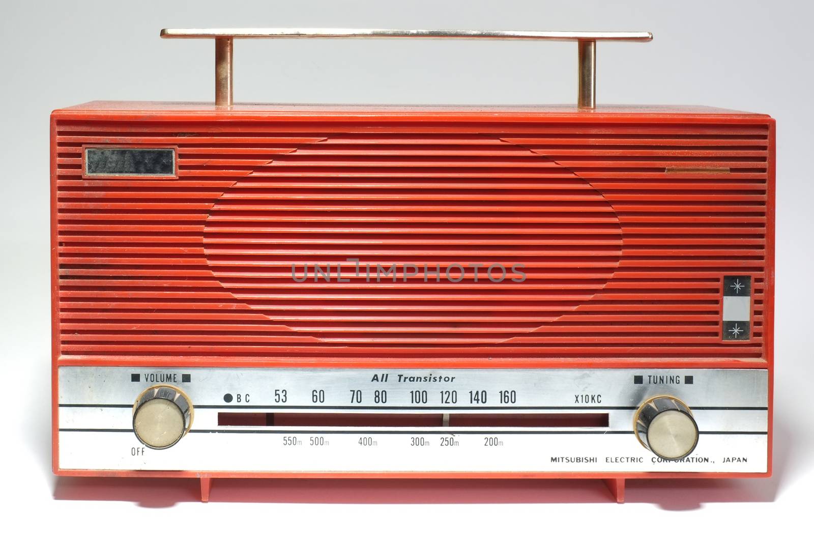 Retro radio receiver of the last century