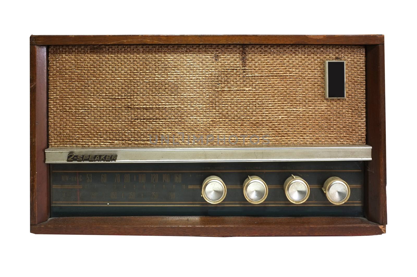 Retro radio receiver of the last century