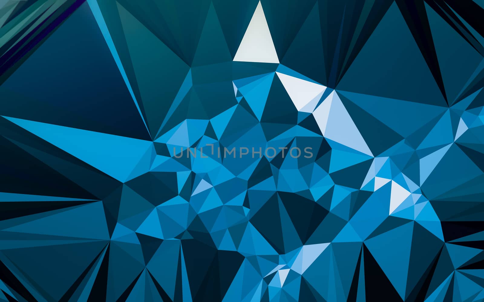 Abstract low poly background, geometry triangle by teerawit