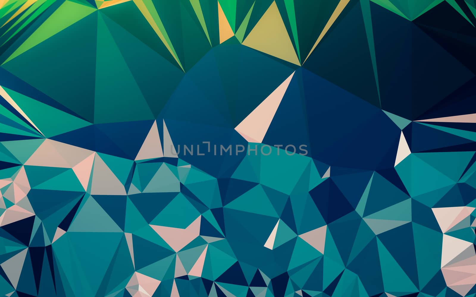 Abstract low poly background, geometry triangle by teerawit