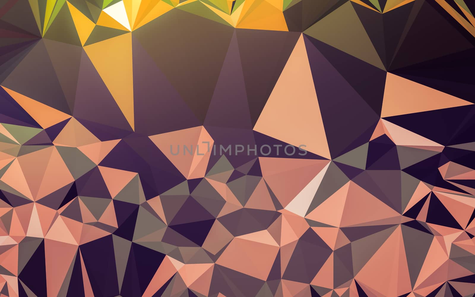 Abstract low poly background, geometry triangle, mosaic pastel color background