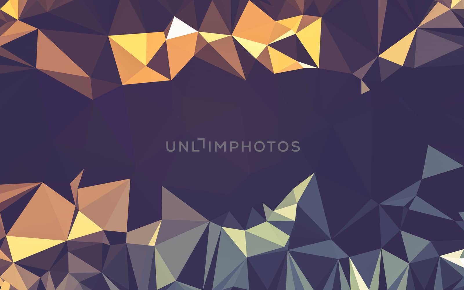 Abstract low poly background, geometry triangle by teerawit