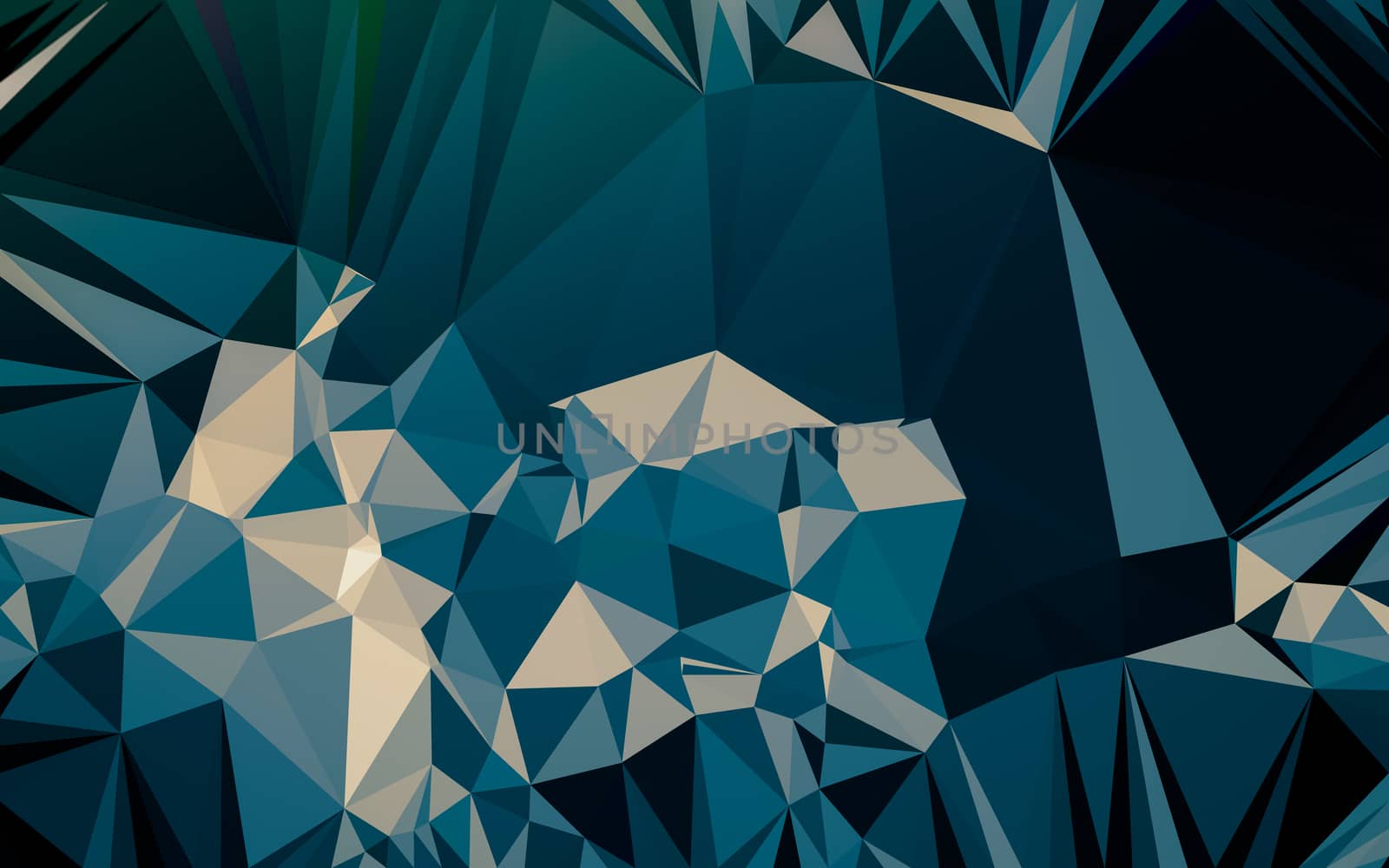 Abstract low poly background, geometry triangle by teerawit