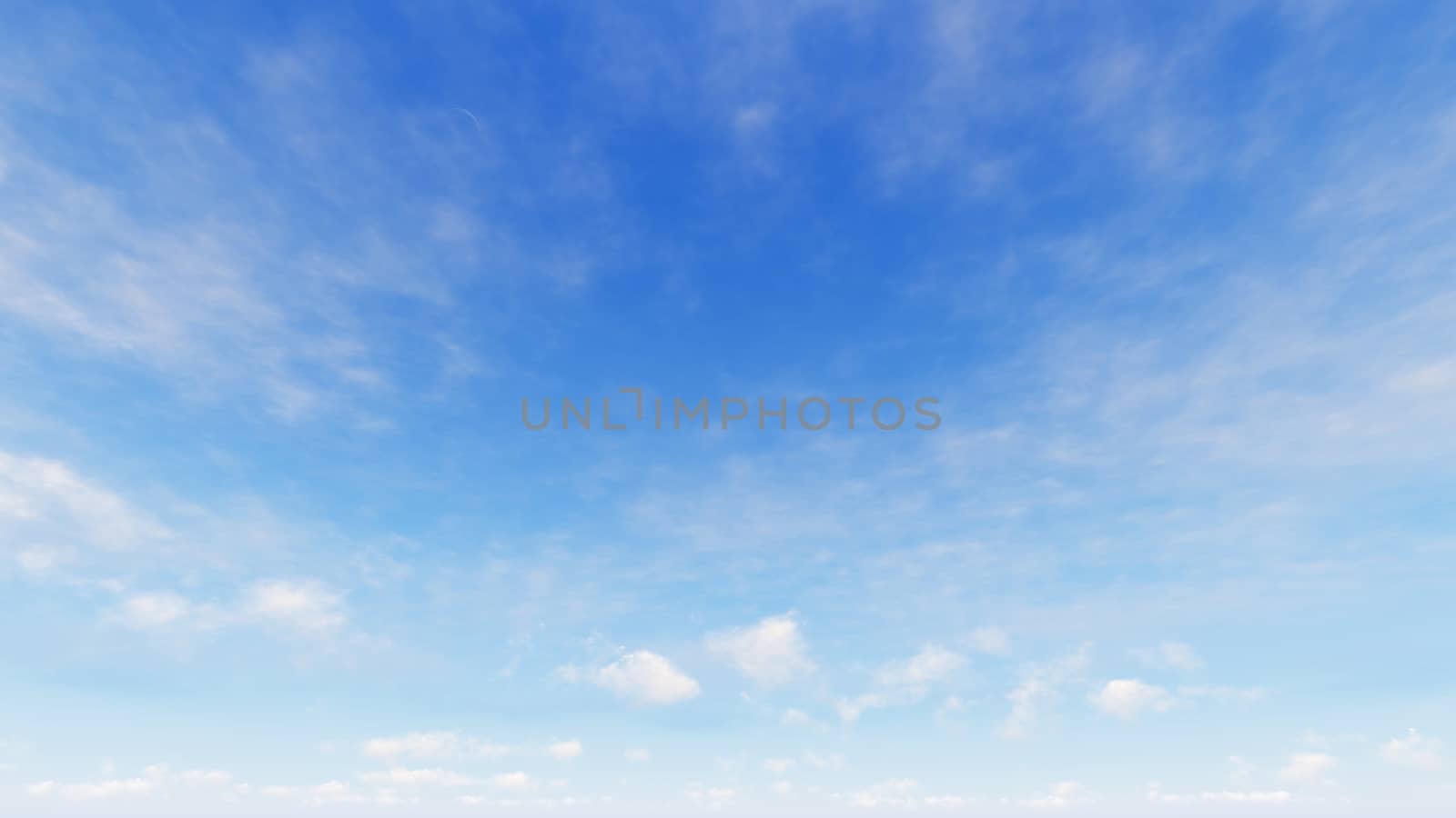 Cloudy blue sky abstract background, blue sky background with tiny clouds, 3d rendering

