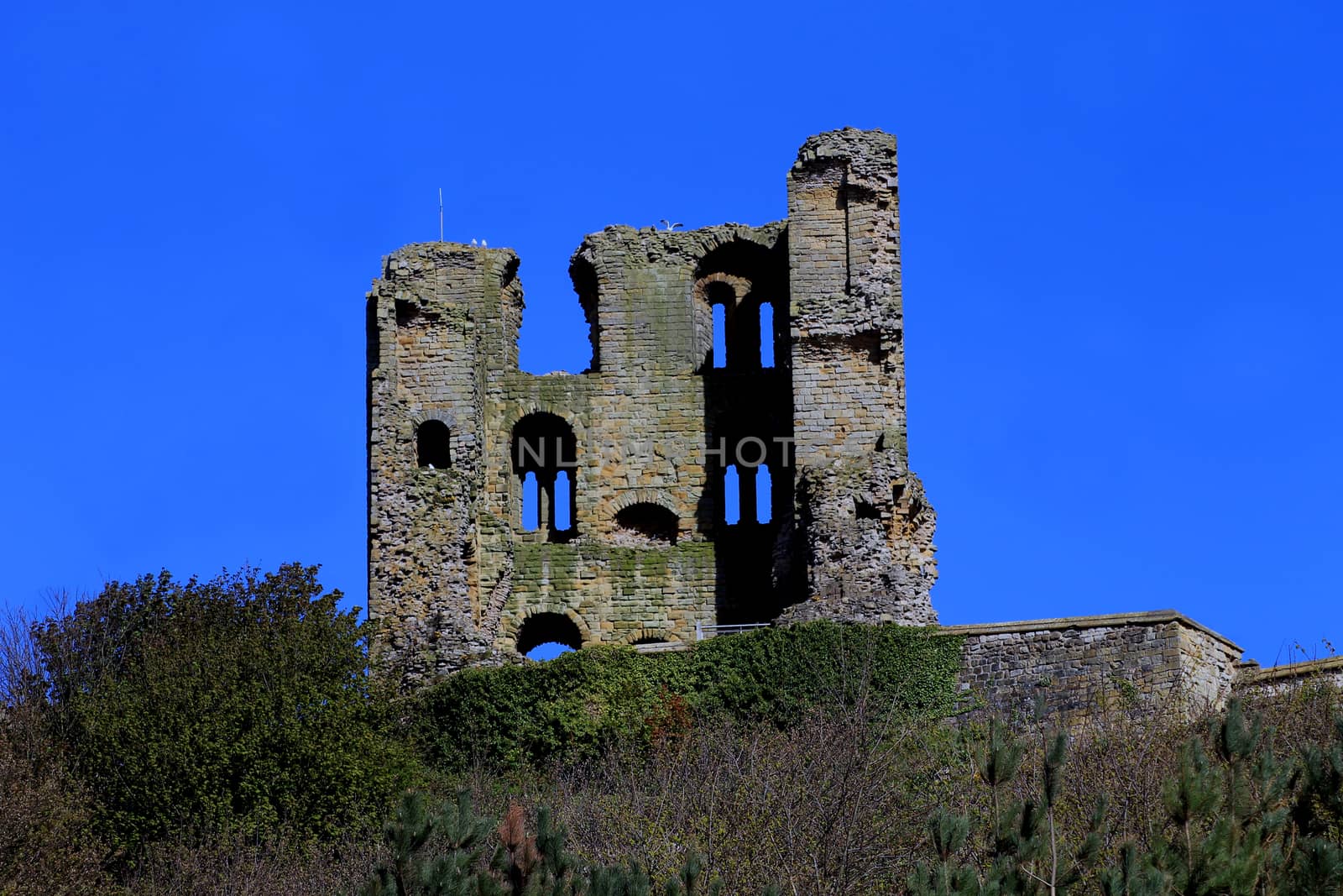 Scarborough Castle Ruins, North Yorkshire, England.