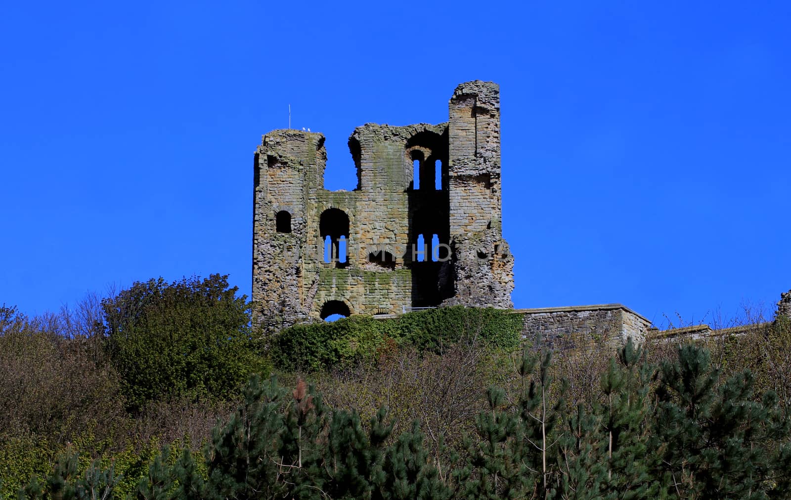Scarborough Castle Ruins, North Yorkshire, England.