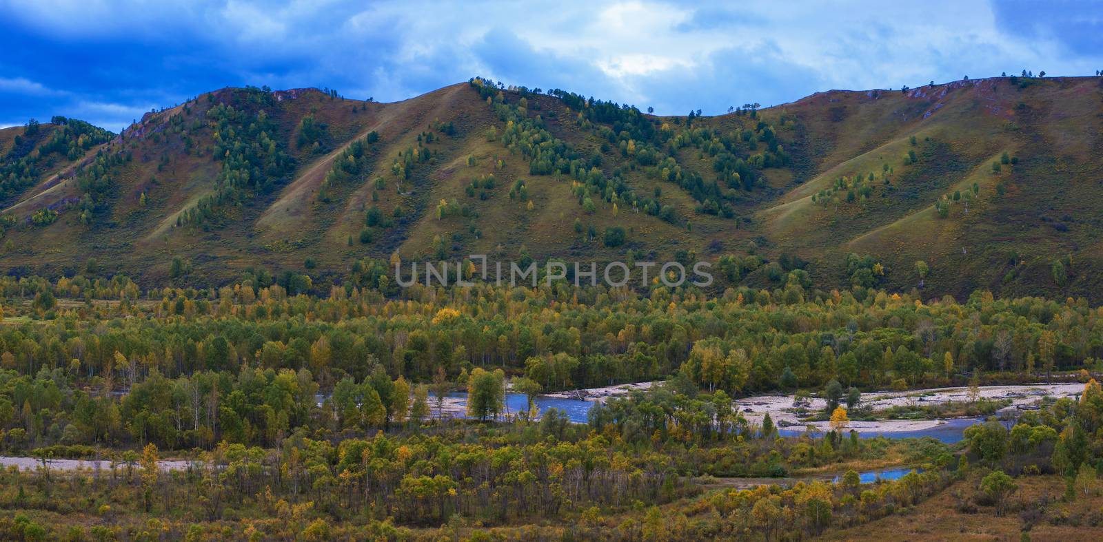 Altay mountains in beauty day, Siberia, Russia