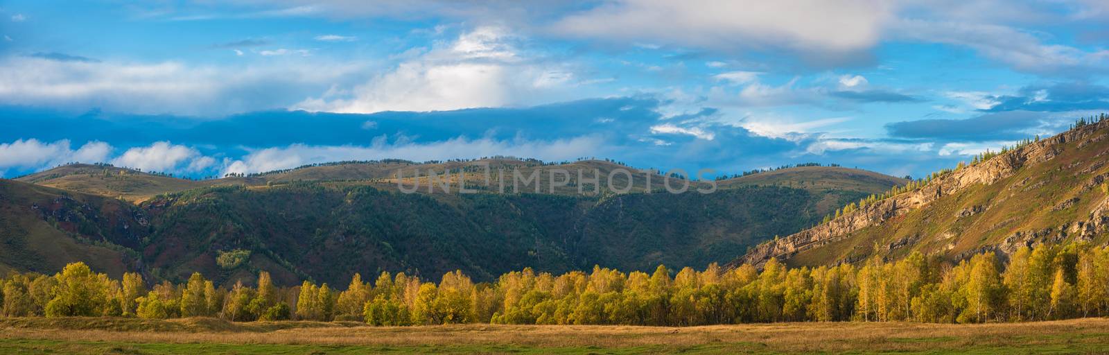 Altay mountains in beauty day, Siberia, Russia
