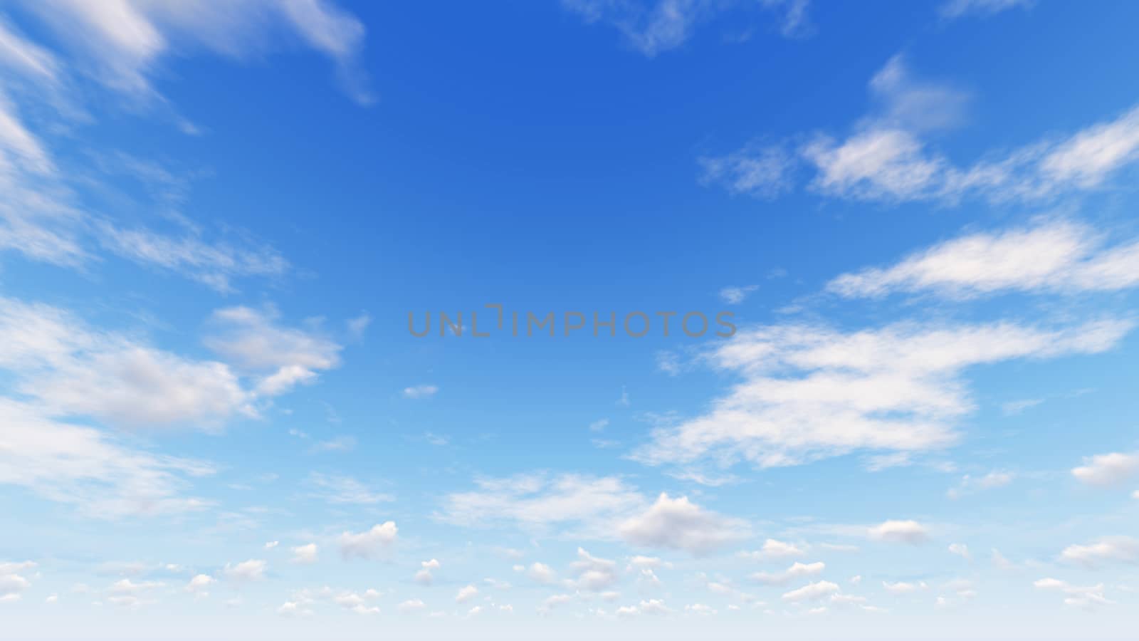 Cloudy blue sky abstract background, blue sky background with tiny clouds, 3d rendering

