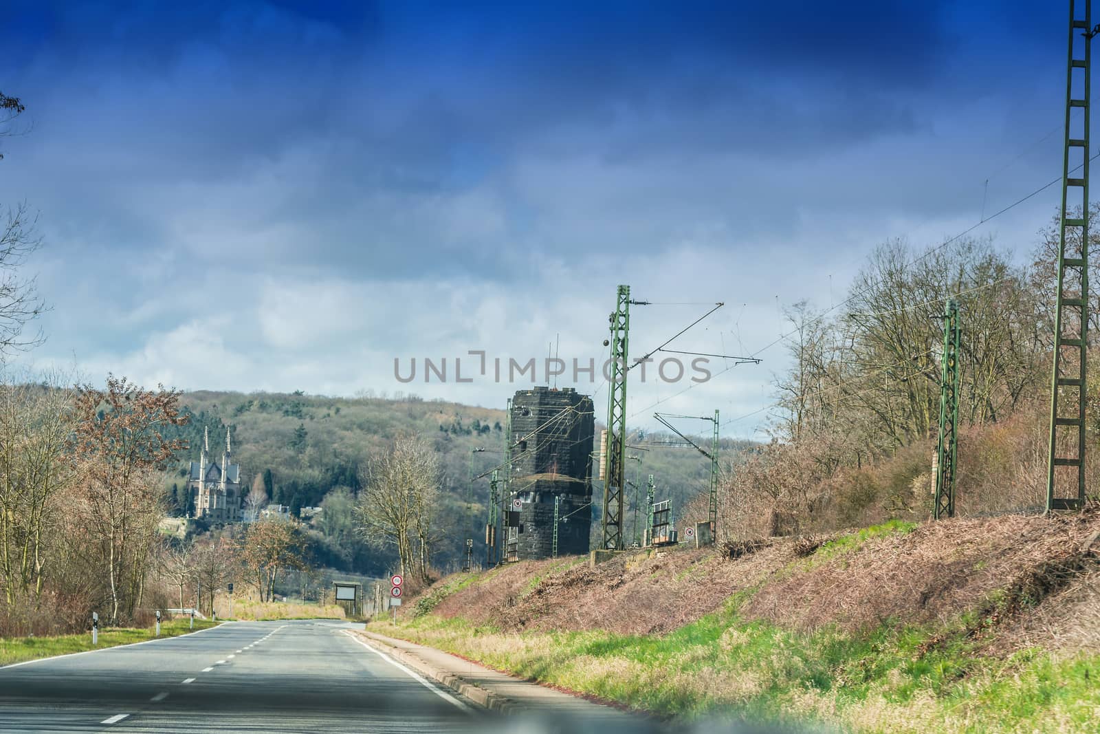 Artistic work of my own. HDR processing.
Ruin the Ludendorff Bridge at Erpel am Rhein in Germany.