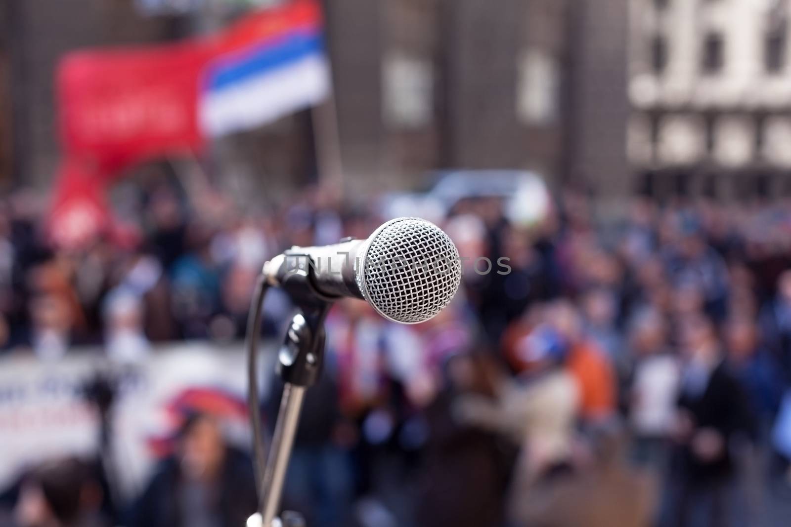 Protest. Public demonstration. by wellphoto