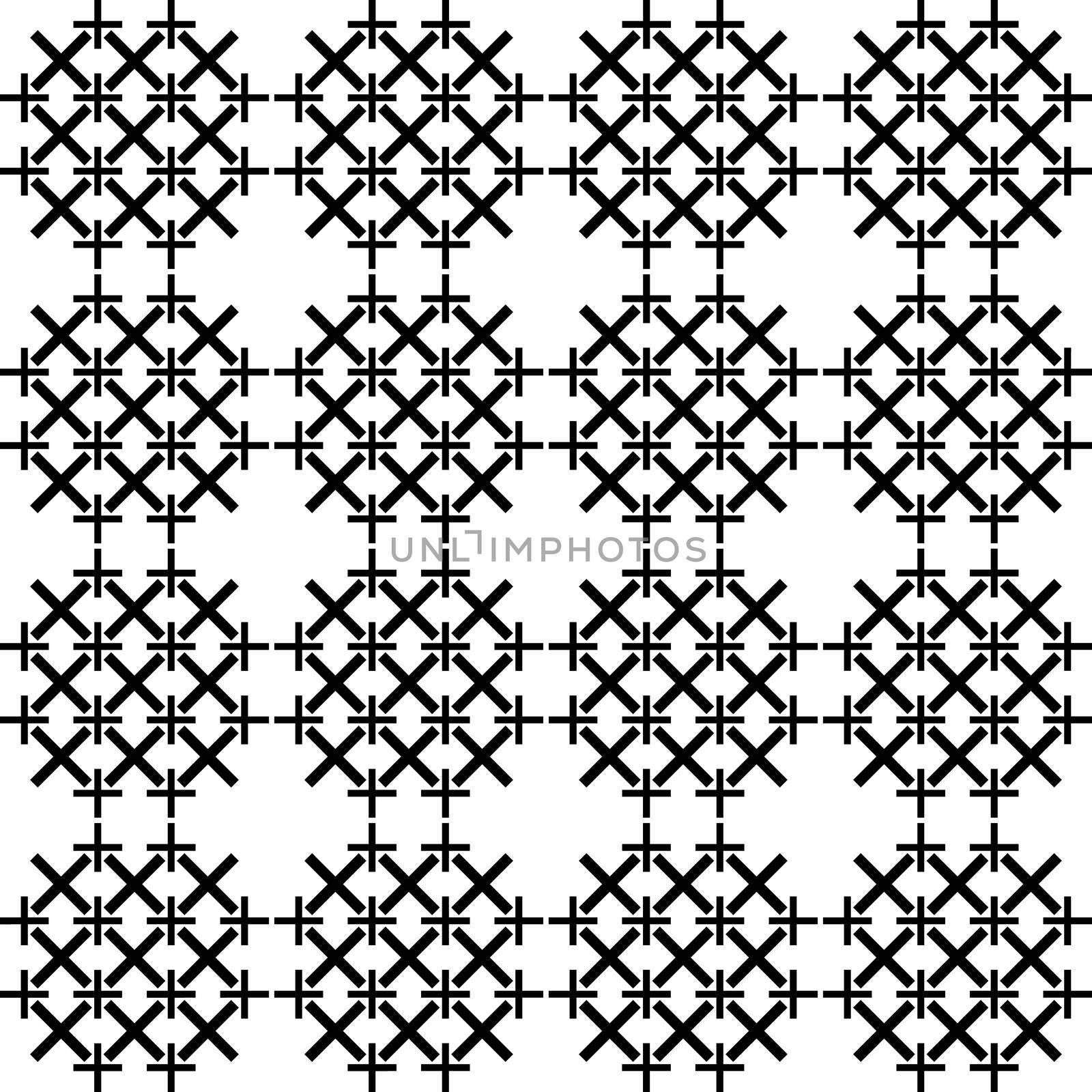 Abstract pattern of cross by Julia_Faranchuk