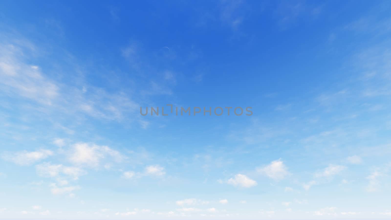 Cloudy blue sky abstract background, blue sky background with tiny clouds, 3d rendering

