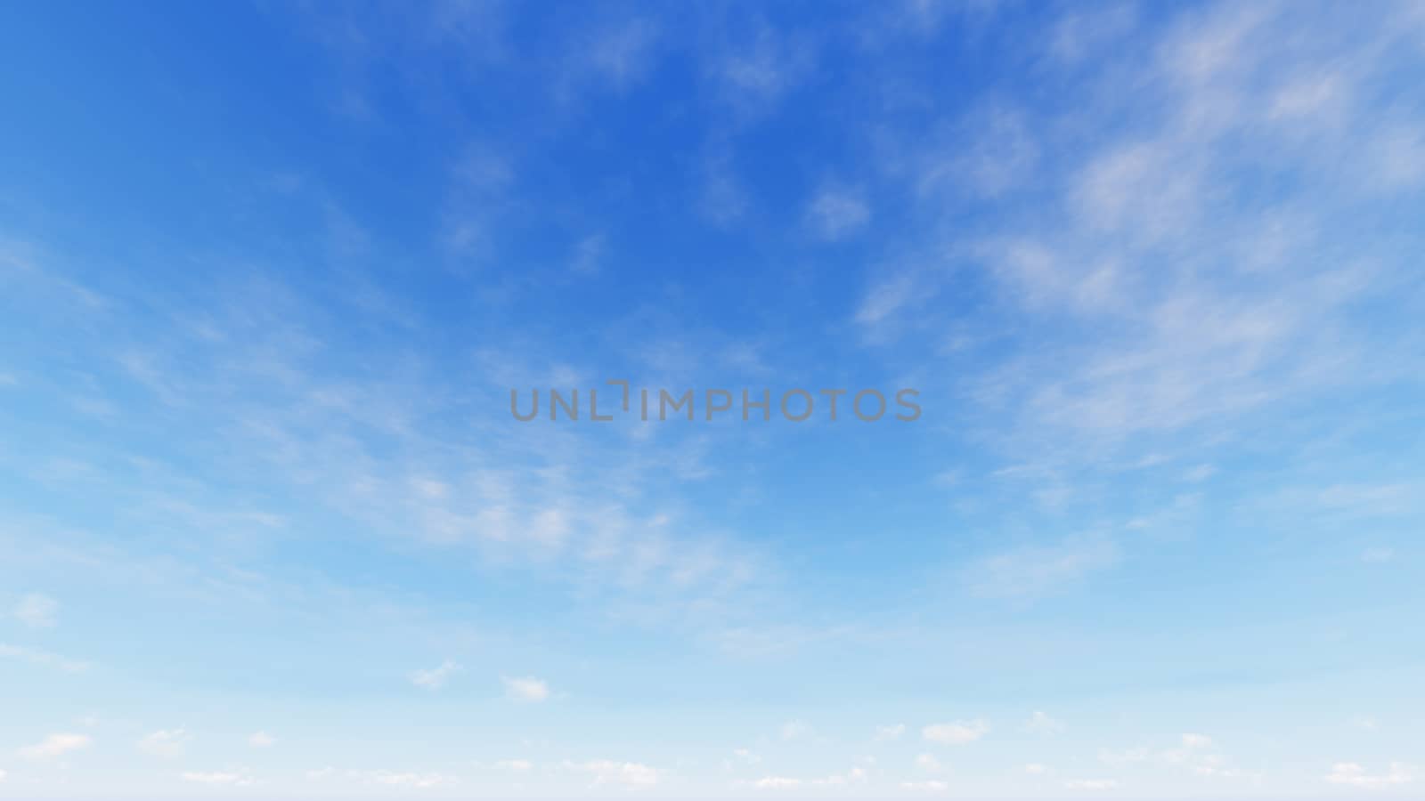 Cloudy blue sky abstract background, blue sky background with tiny clouds, 3d rendering

