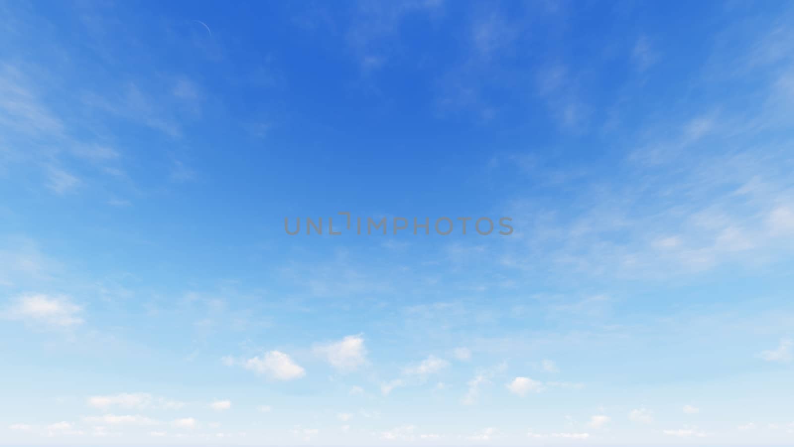 Cloudy blue sky abstract background, blue sky background with tiny clouds, 3d rendering

