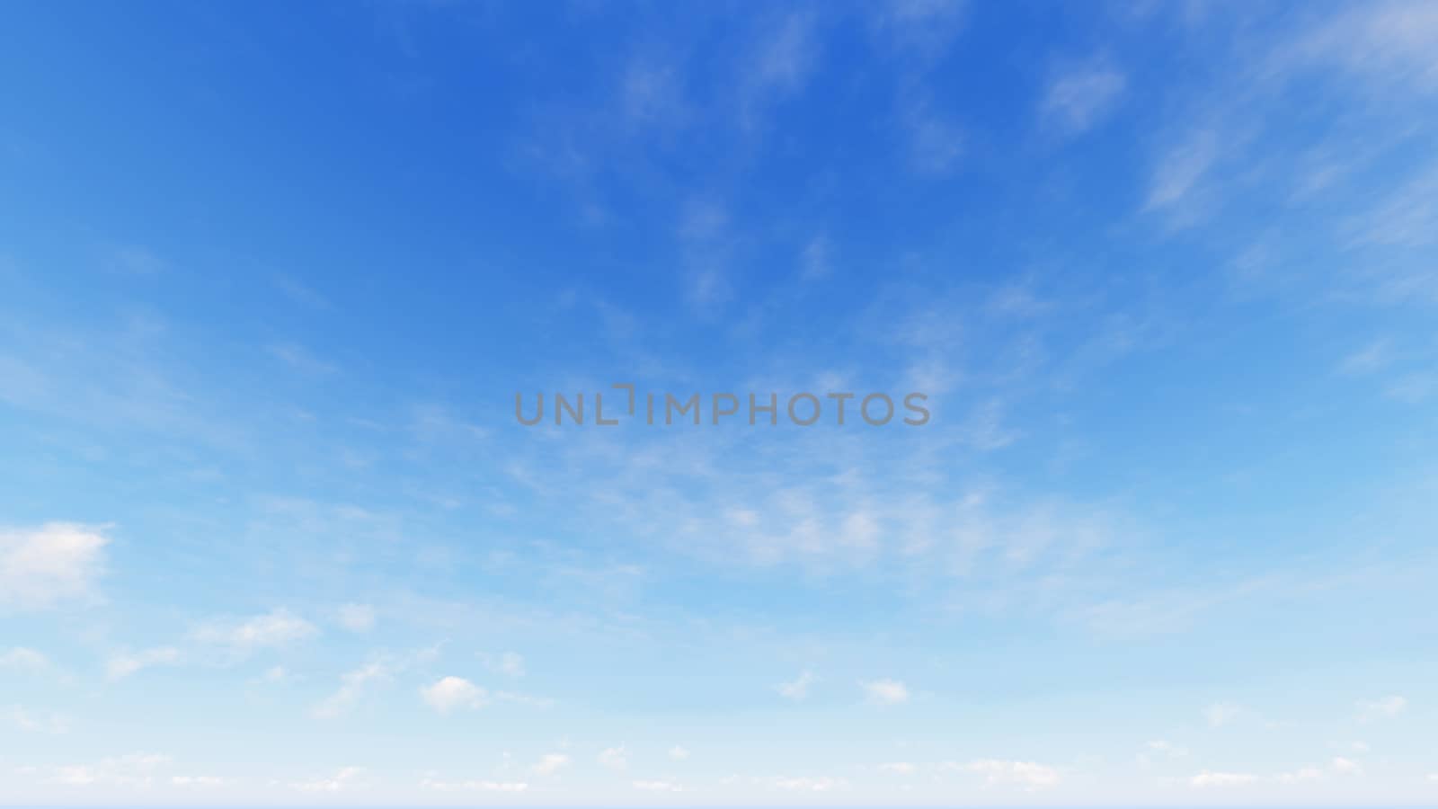 Cloudy blue sky abstract background, blue sky background with tiny clouds, 3d rendering

