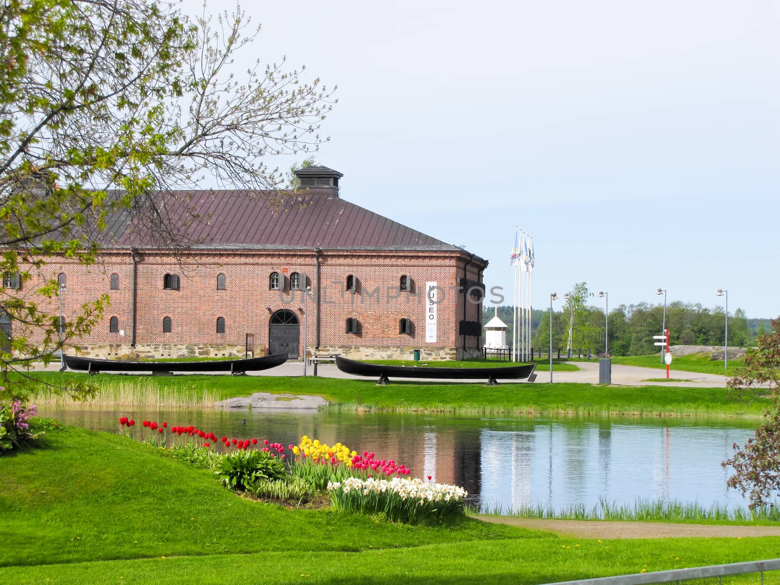 historic building on the banks of the river