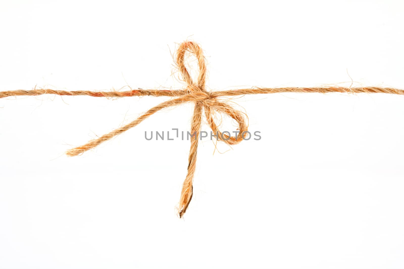 Rope bag bow