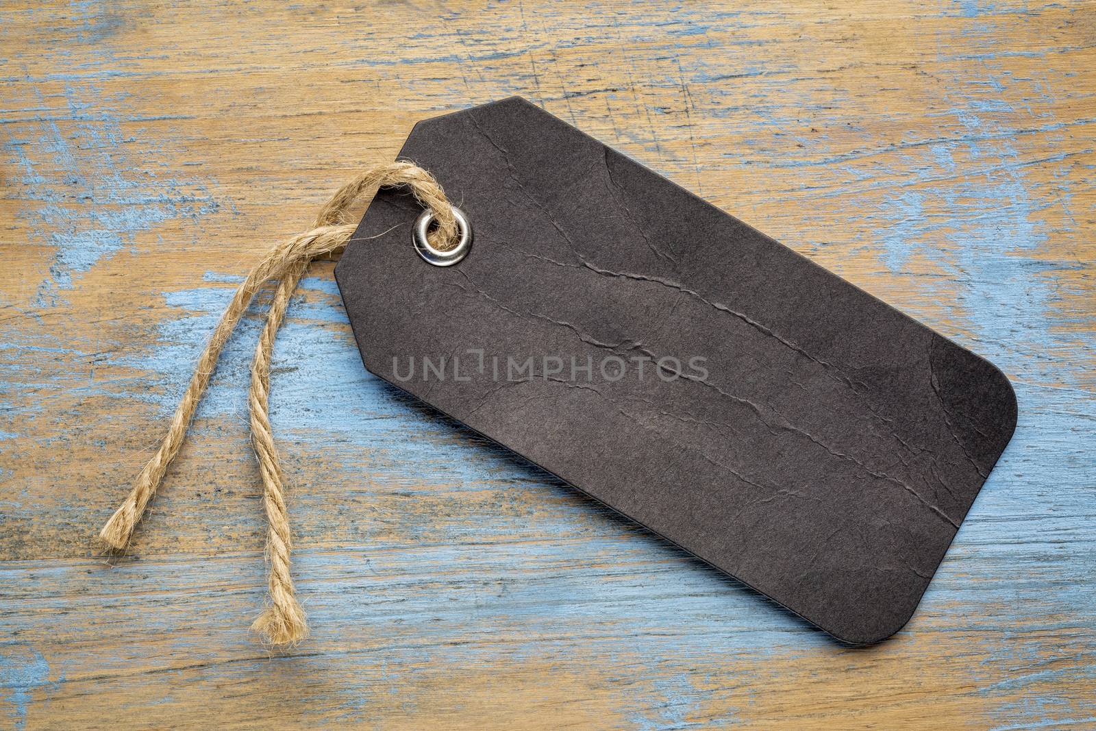 black blank paper price tag by PixelsAway