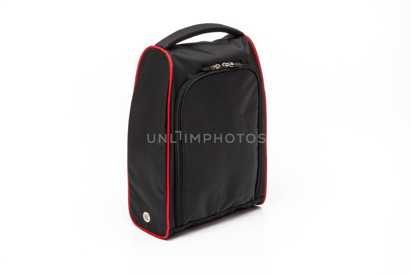 Golf shoes bag for travel on white background
