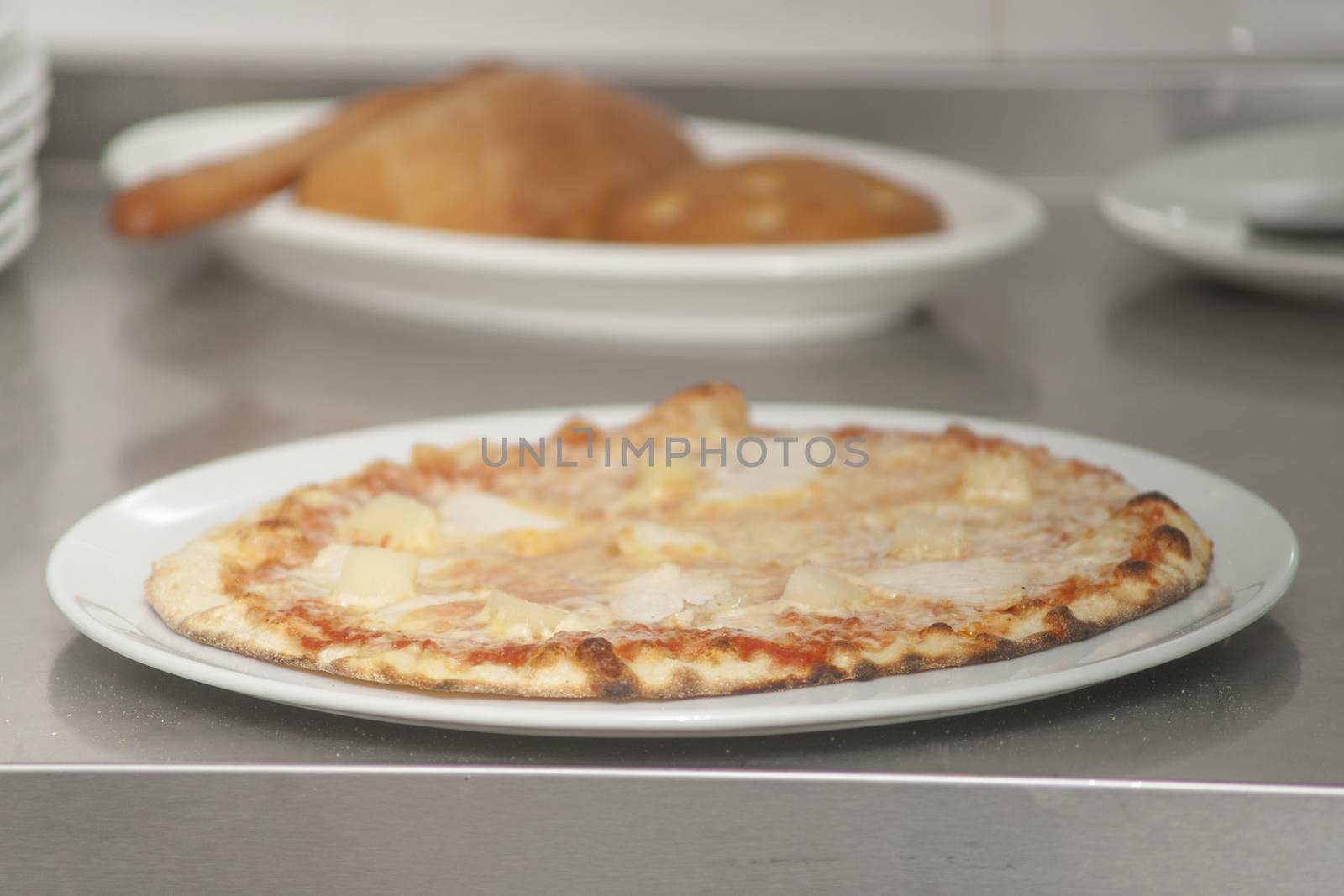 Traditional way baked Italian pizza by kozak