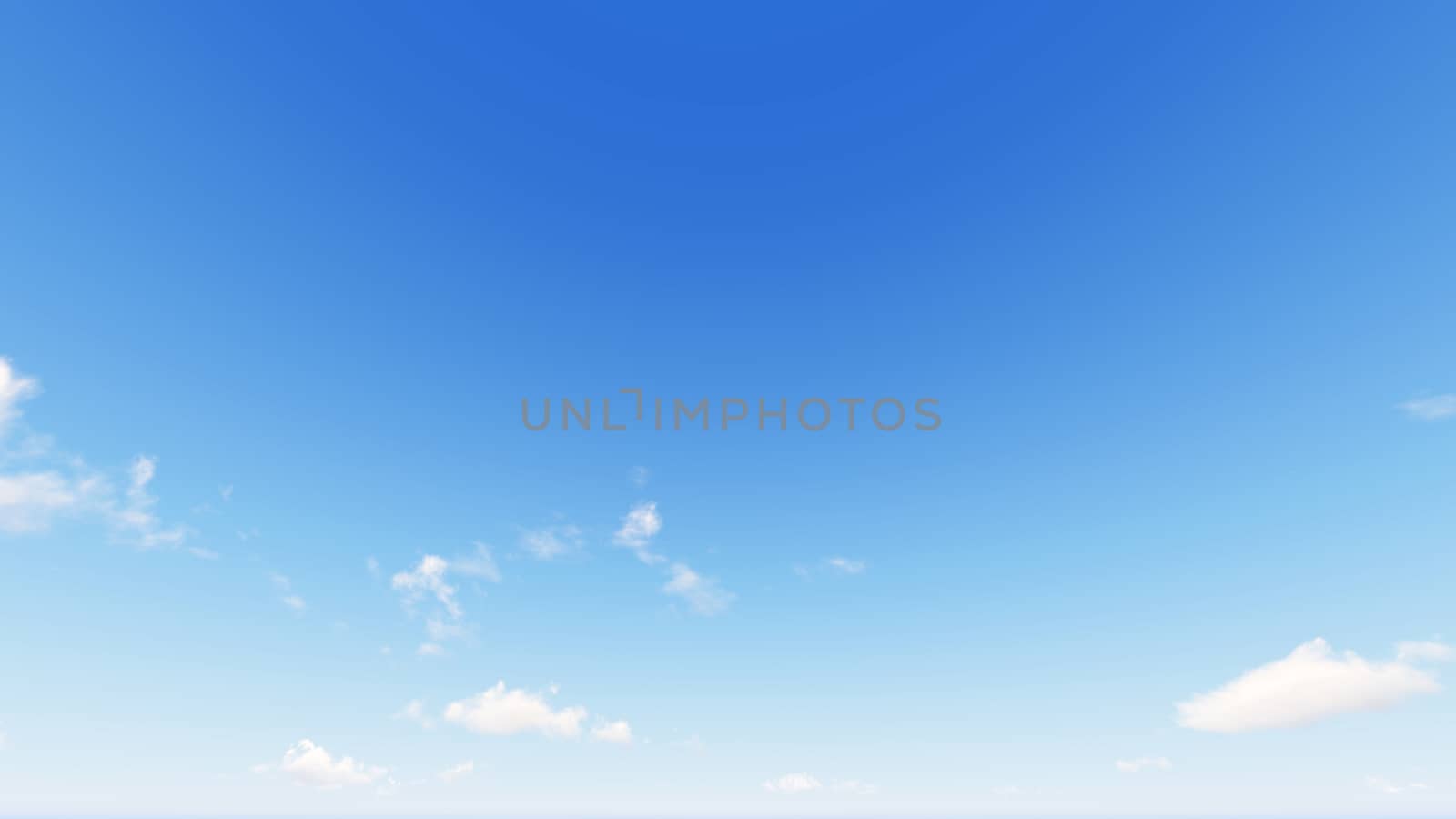 Cloudy blue sky abstract background, blue sky background with tiny clouds, 3d rendering

