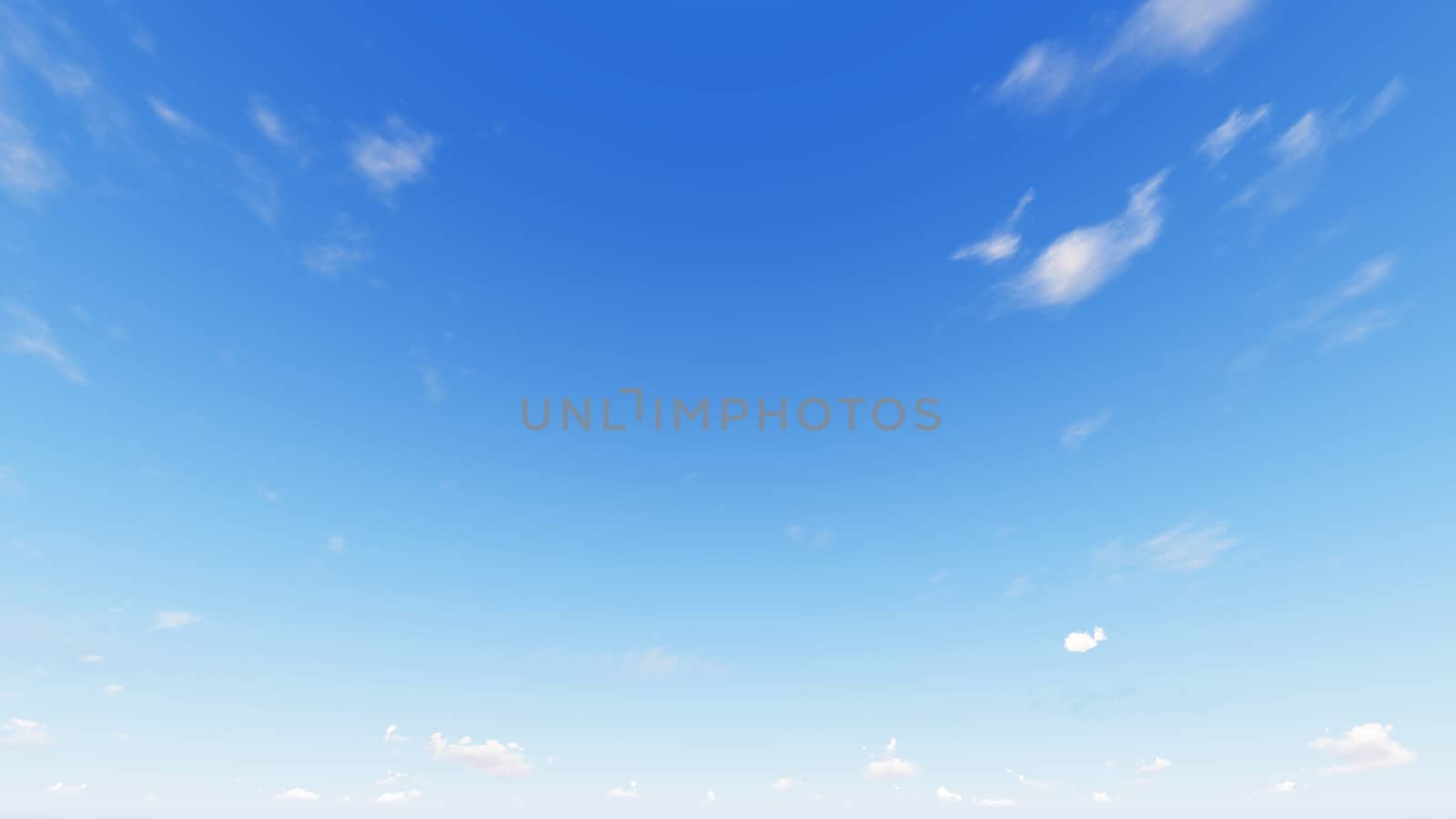 Cloudy blue sky abstract background, blue sky background with tiny clouds, 3d rendering

