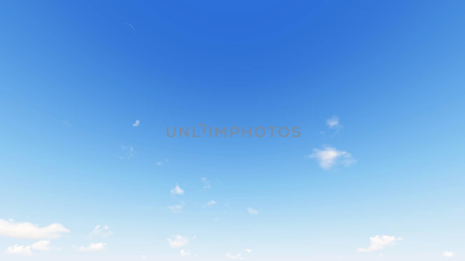 Cloudy blue sky abstract background, blue sky background with tiny clouds, 3d rendering

