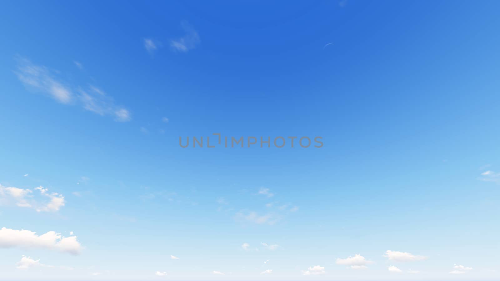 Cloudy blue sky abstract background, blue sky background with tiny clouds, 3d rendering

