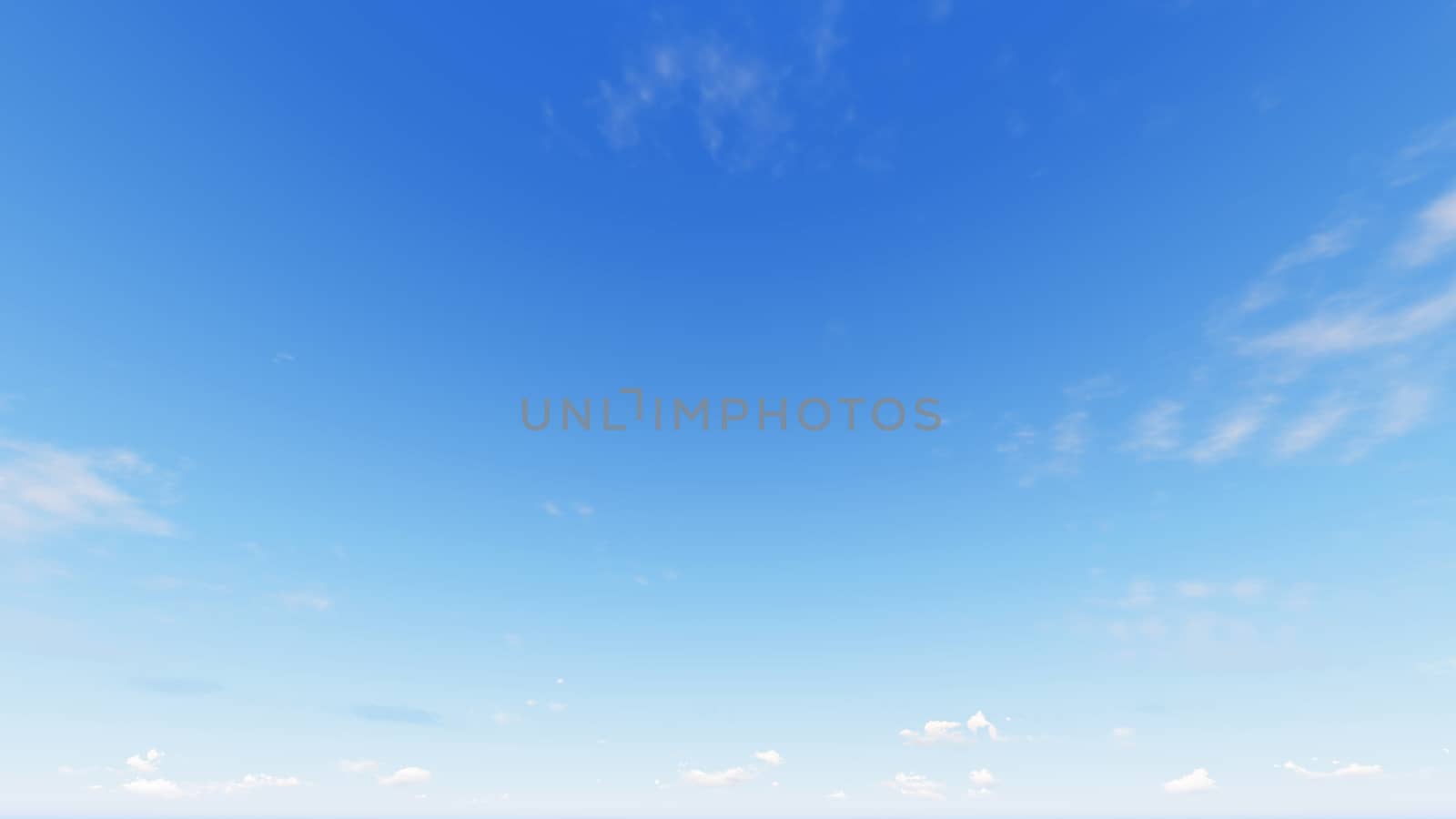 Cloudy blue sky abstract background, blue sky background with tiny clouds, 3d rendering

