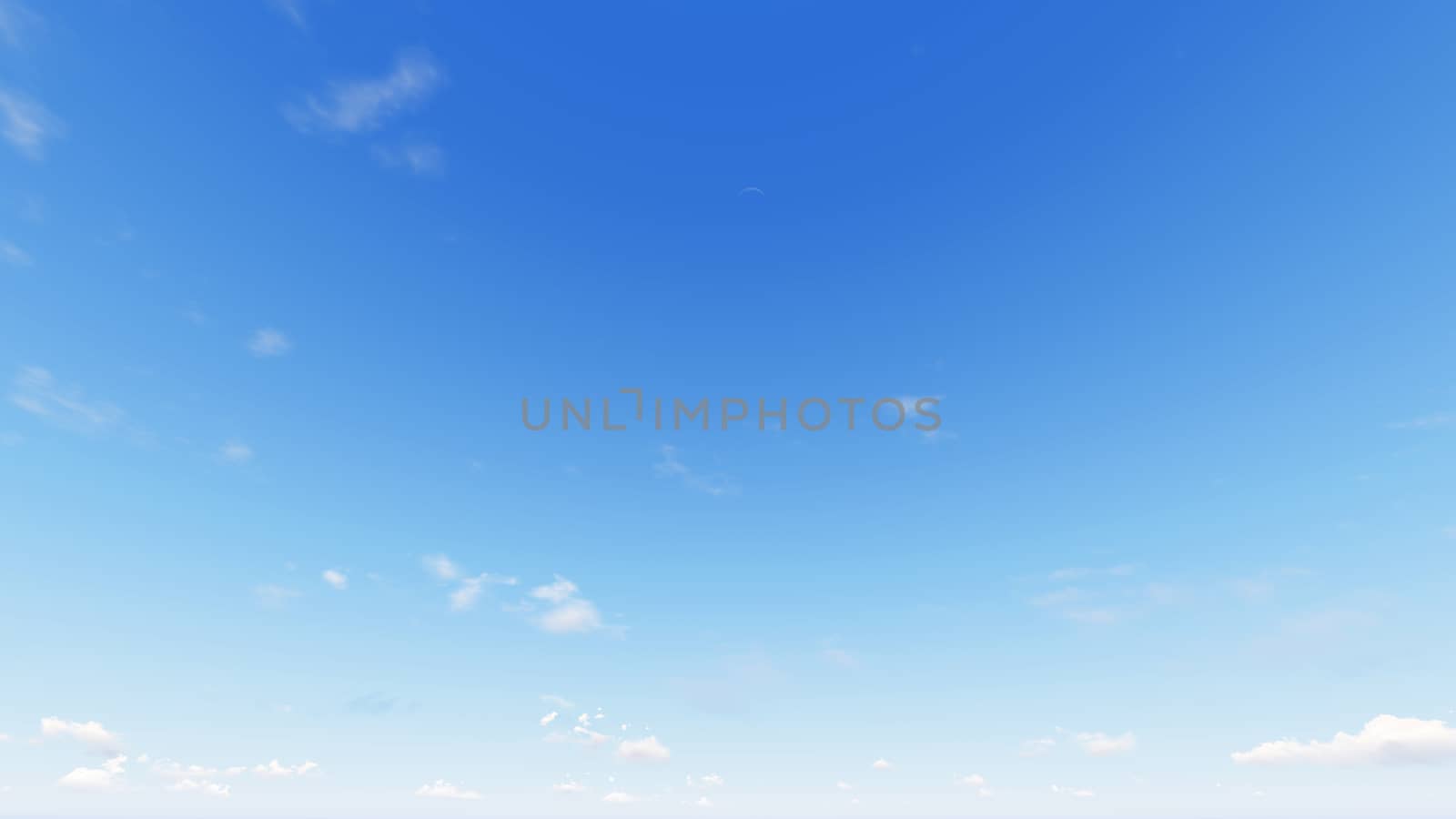 Cloudy blue sky abstract background, blue sky background with tiny clouds, 3d rendering

