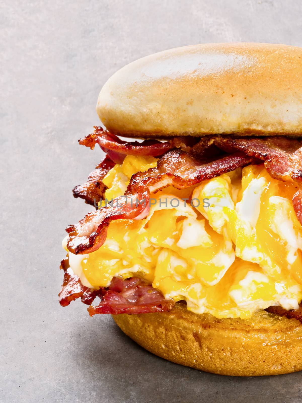 rustic american bacon egg and cheese sandwich by zkruger