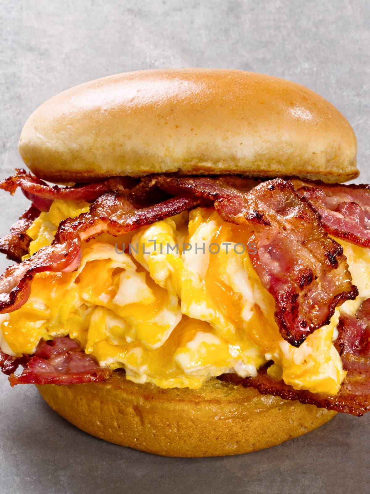 rustic american bacon egg and cheese sandwich by zkruger