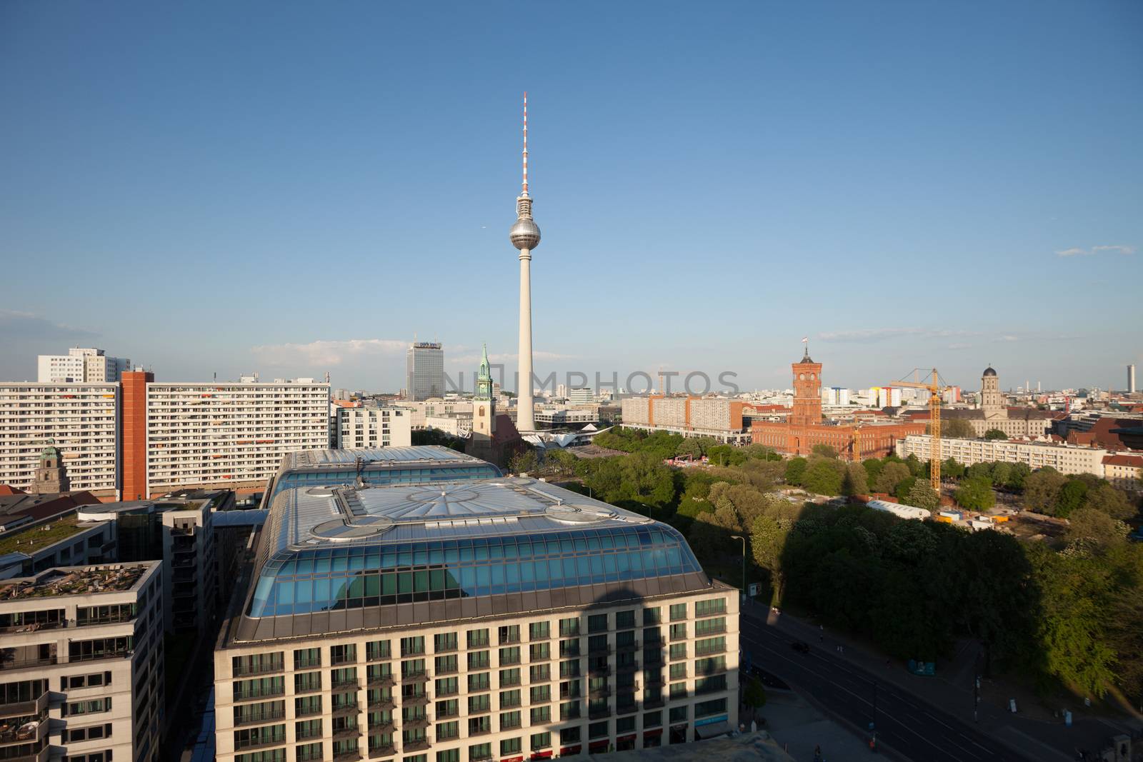 View over Berlin Alexanderplatz by edan