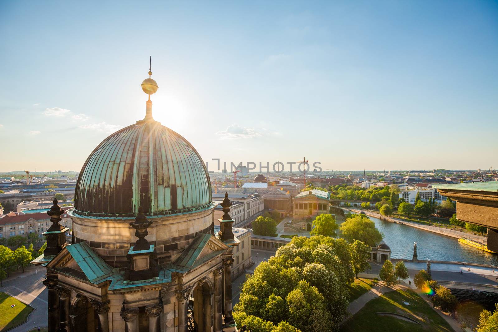 The Berliner Dom and River Spree by edan