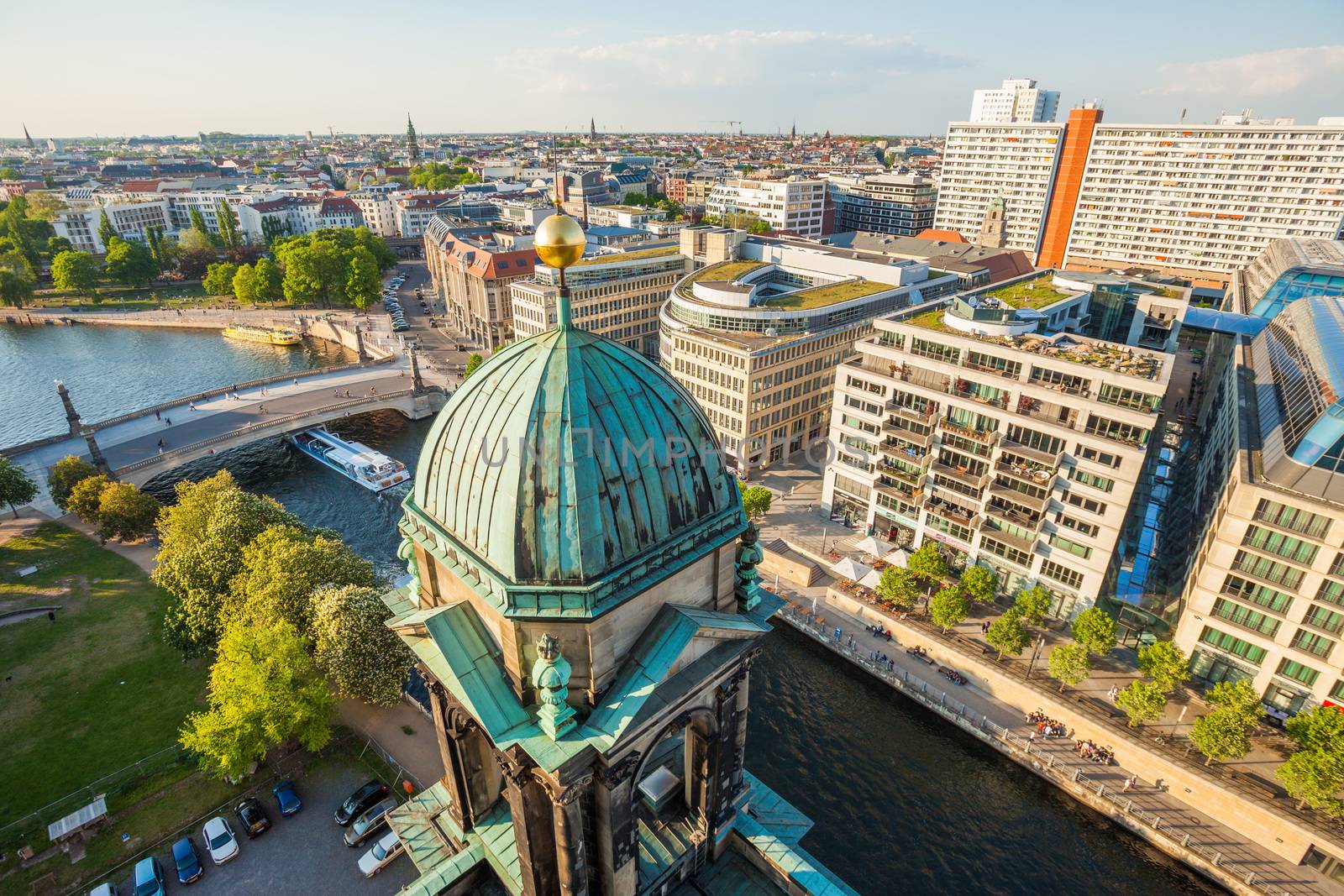 The Berliner Dom, River Spree, and Hackescher Markt by edan