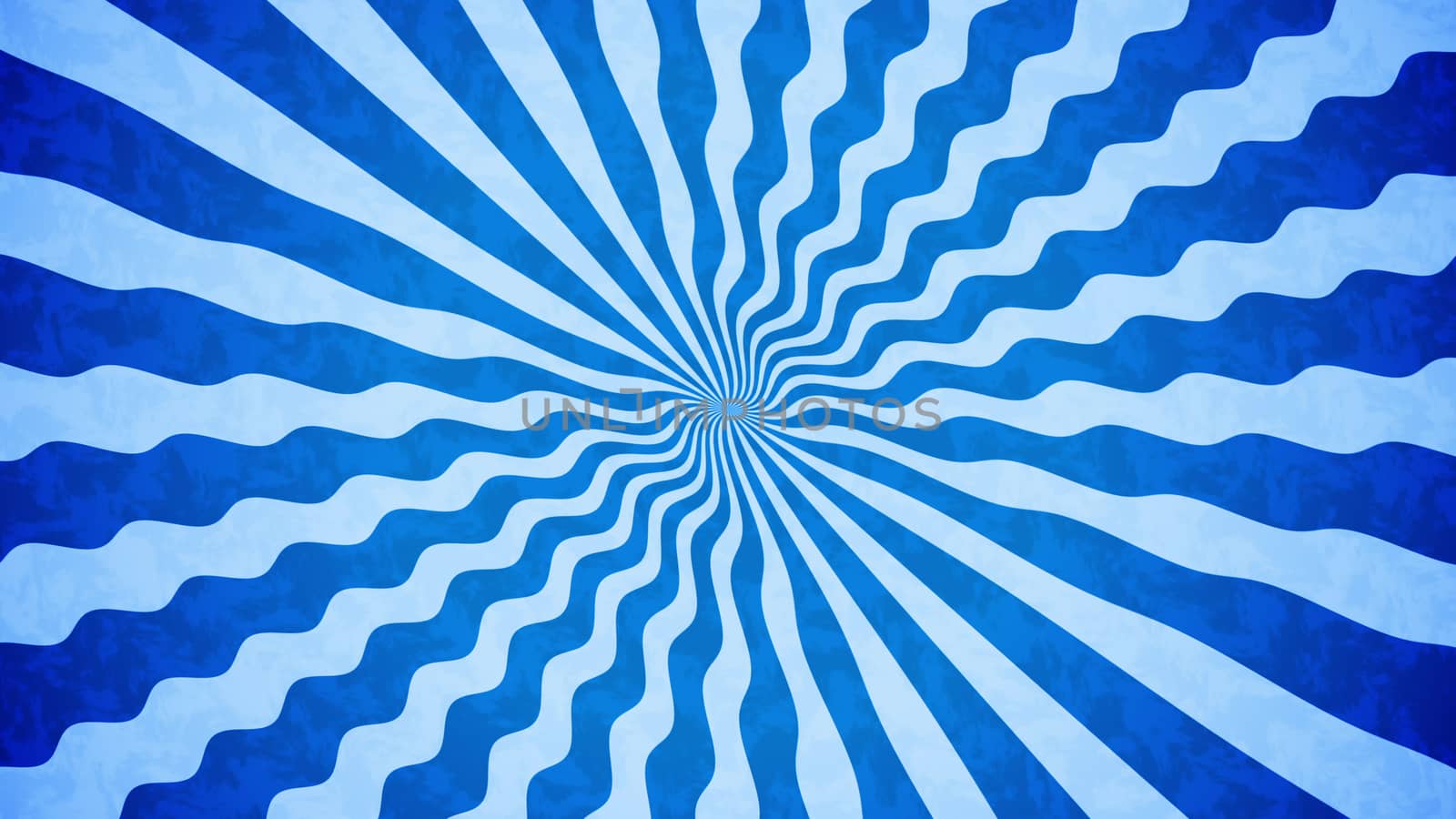 Blue Sun burst retro background design. 