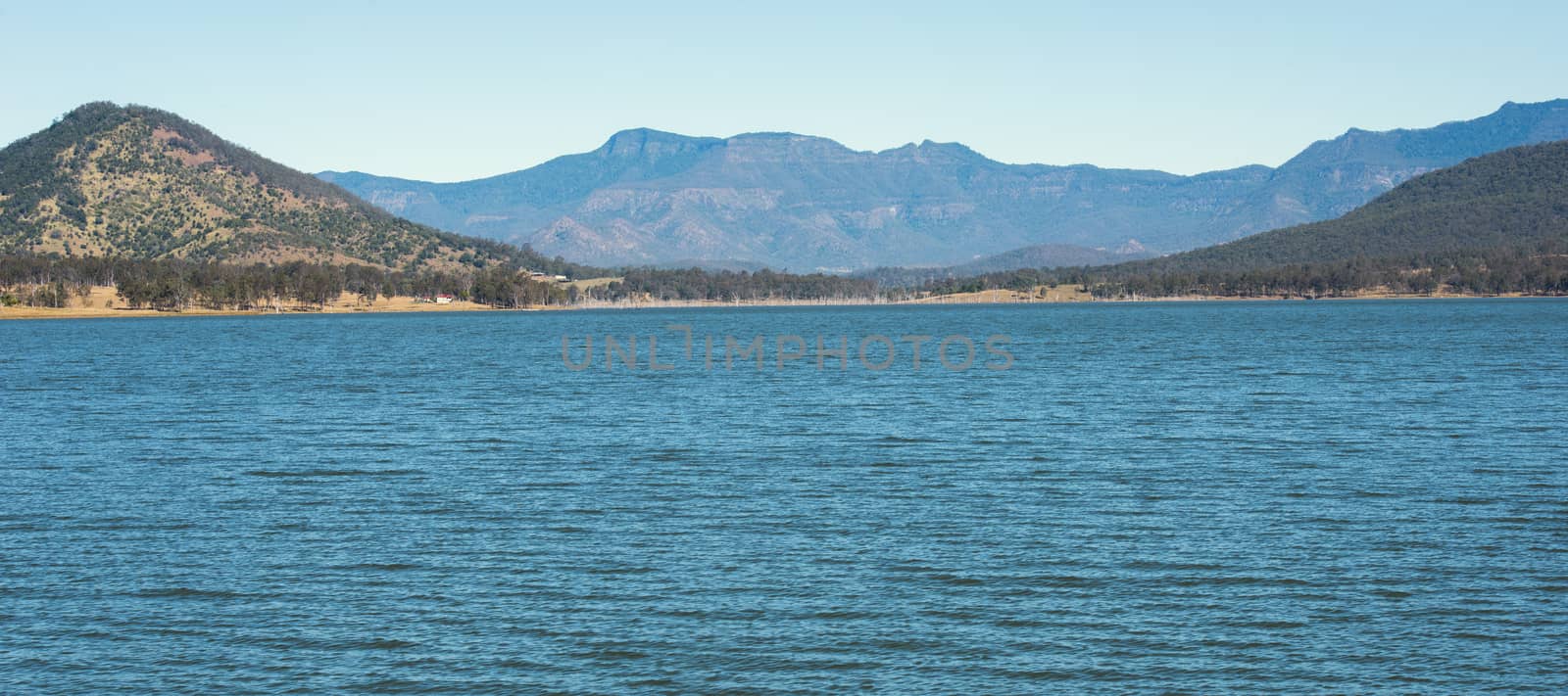 Lake Moogerah on the Scenic Rim in Queensland during the day