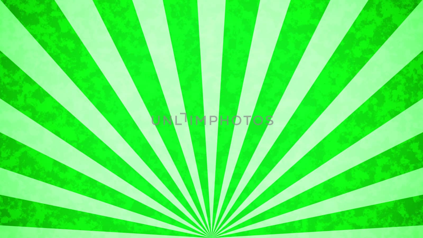 Green Sun burst retro background design. 