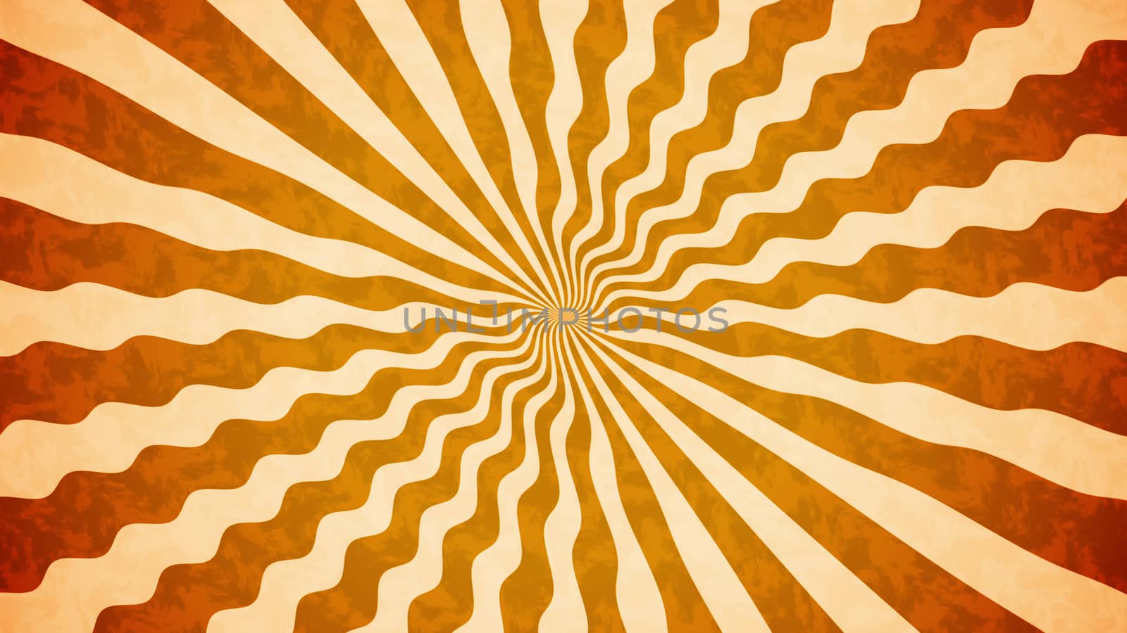Orange Vintage background. Retro burst. 